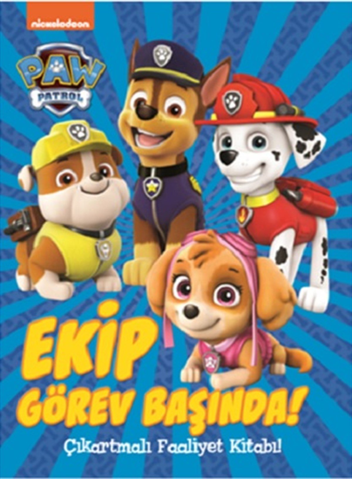 Paw Patrol Ekip Görev Başında Çıkartmalı Faaliyet Kitabı
