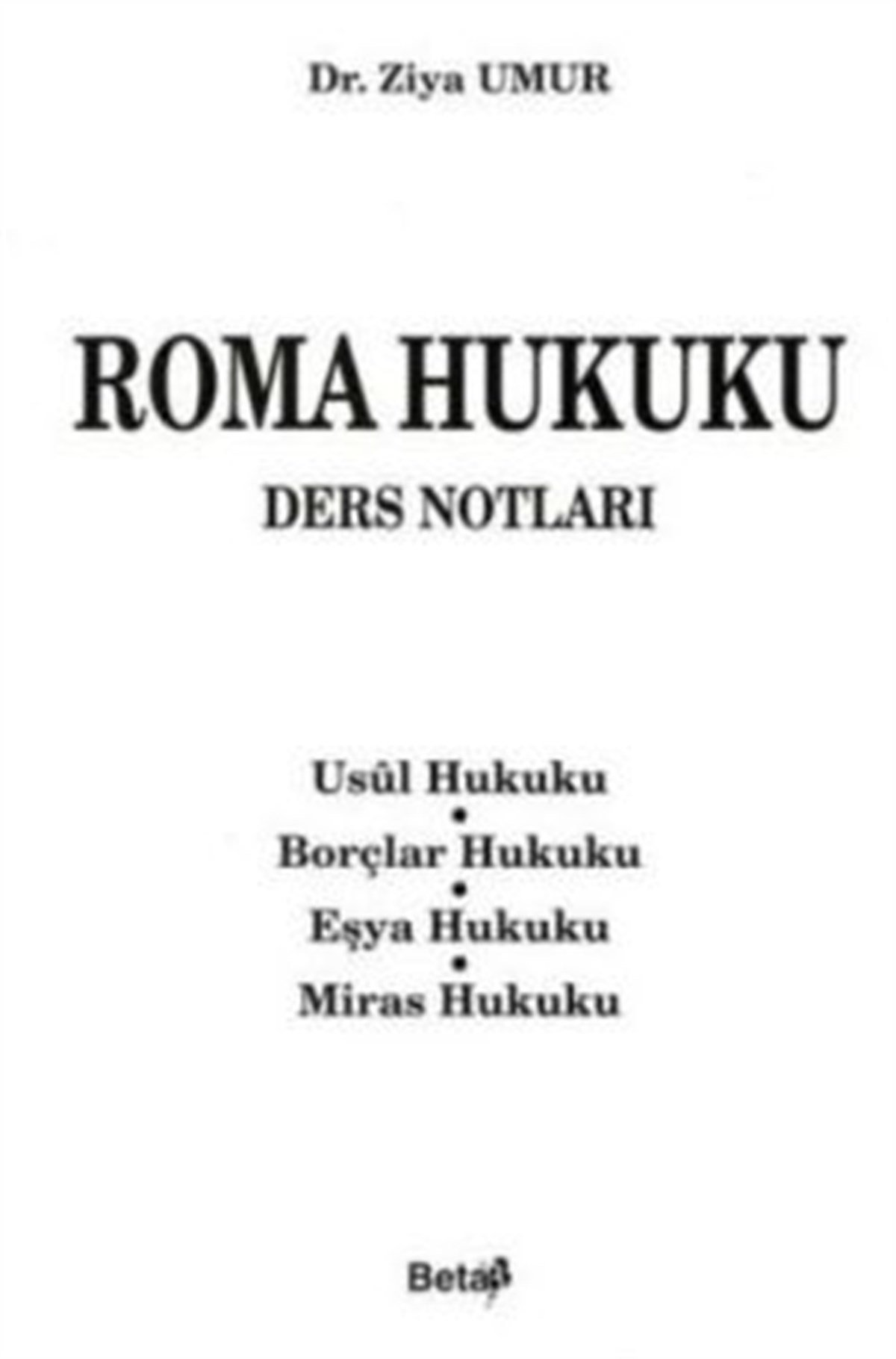Roma Hukuku Ders Notları