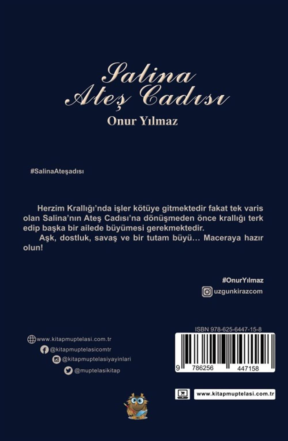 Salina Ateş Cadısı , Onur Yılmaz , Kitap Müptelası Yayınları , 9786256447158 ,
