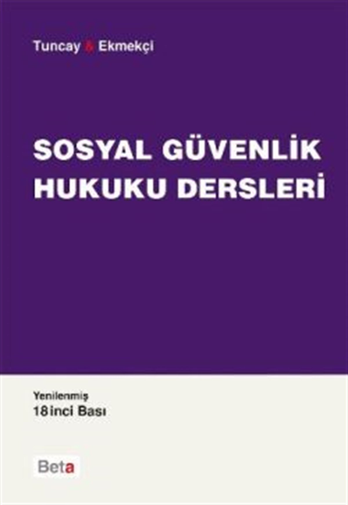 Sosyal Güvenlik Hukuku Dersleri