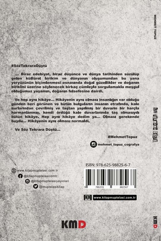 Söz Tekrara Düştü , Metin Topuz , KMD Yayınları , 9786259882567 ,