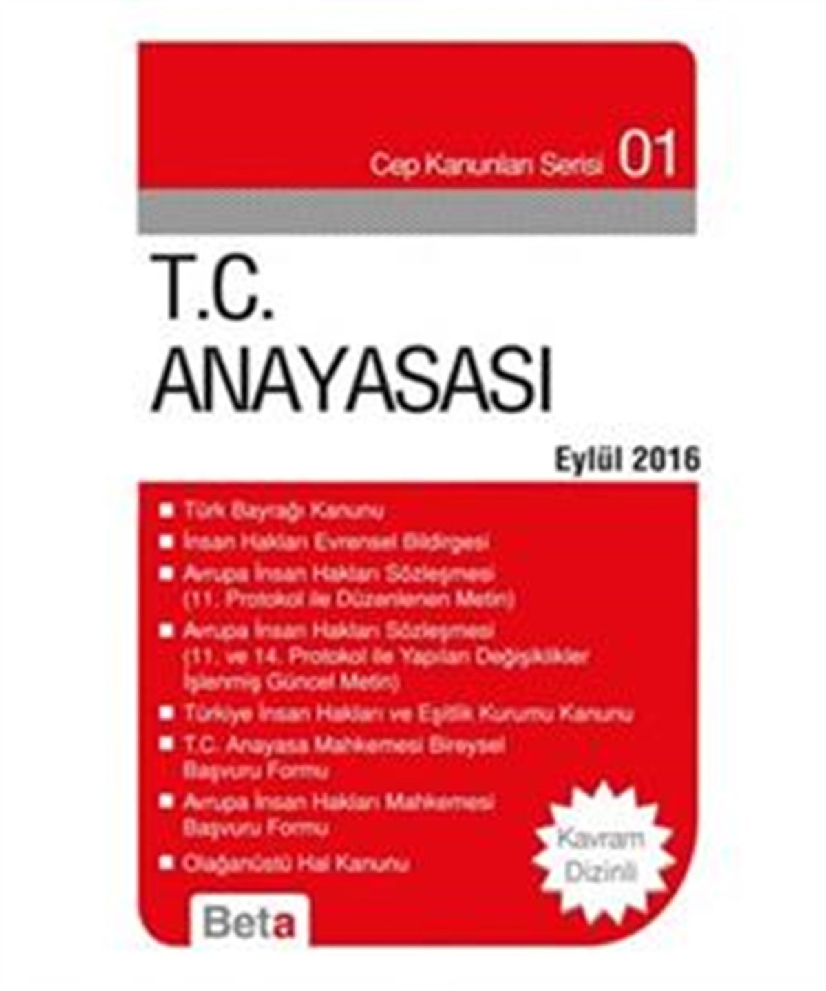 T.C. Anayasası (Eylül 2016)