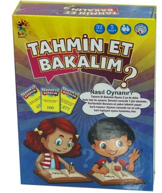 Tahmin Et Bak Bakalım Kutu Oyunu , Kolektif , Laço Kids , 8681689371326 ,