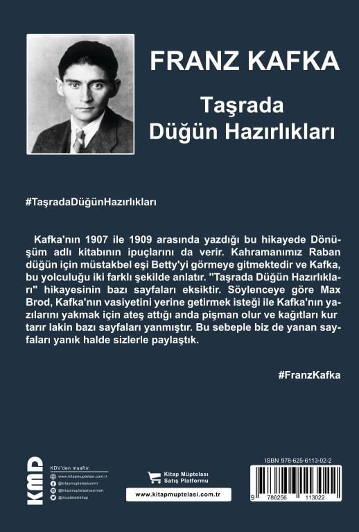 Taşrada Düğün Hazırlıkları , Franz Kafka , KMD Yayınları , 9786256113022 ,