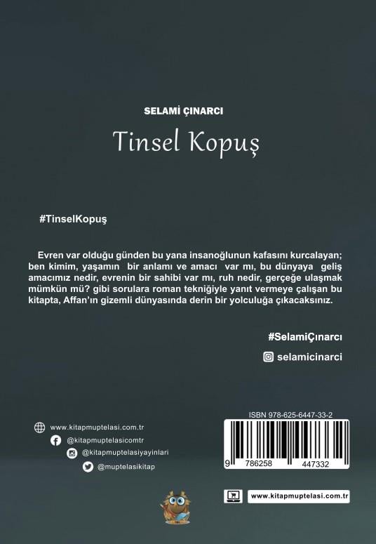 Tinsel Kopuş , Selami Çınarcı , Kitap Müptelası Yayınları , 9786256447332 ,