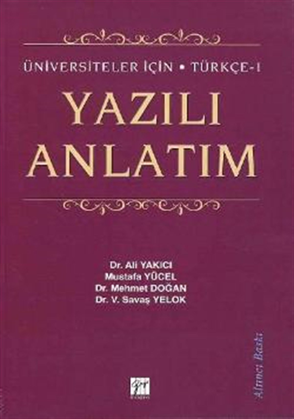 Türkçe 1 - Yazılı Anlatım