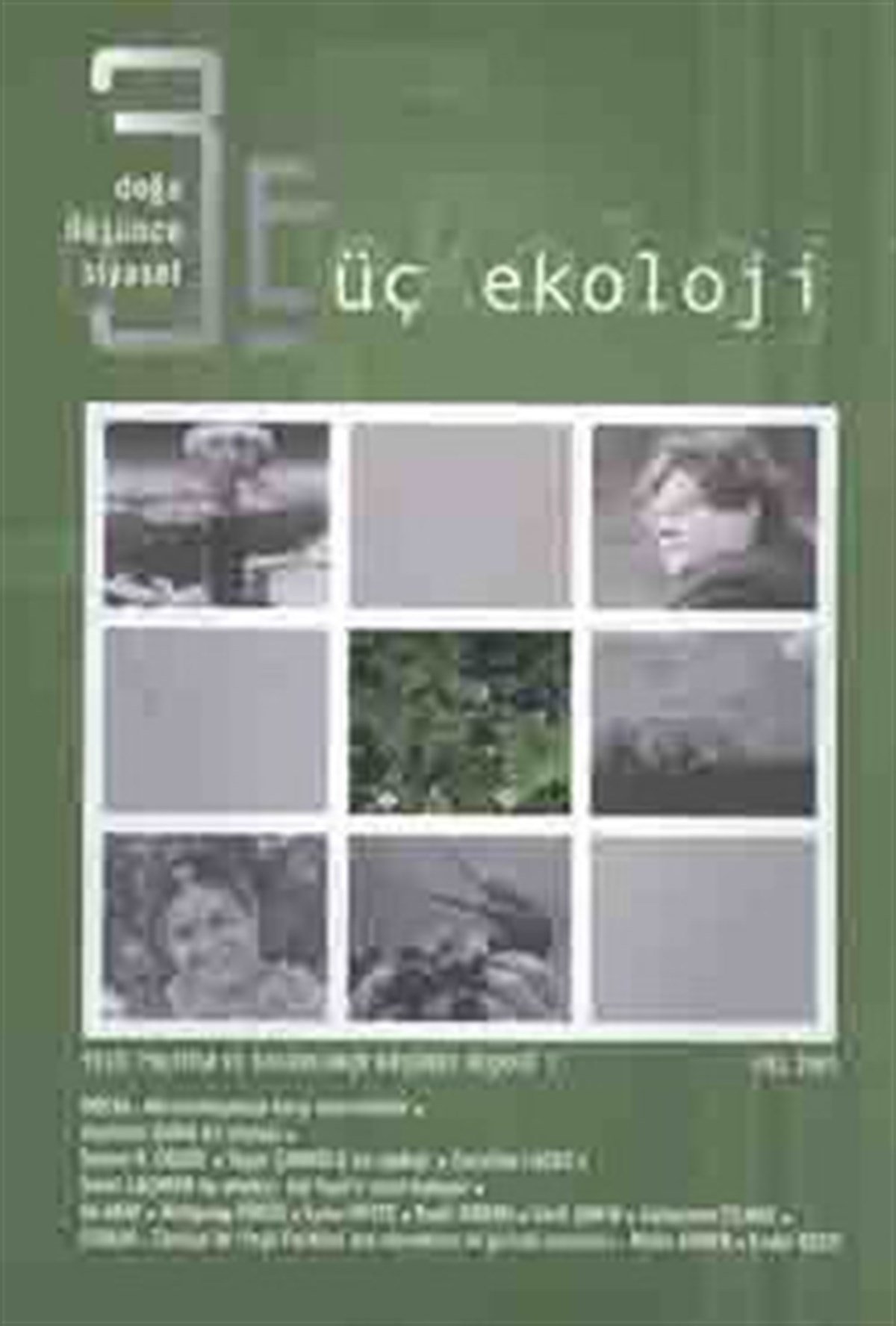 Üç Ekoloji Sayı: 1