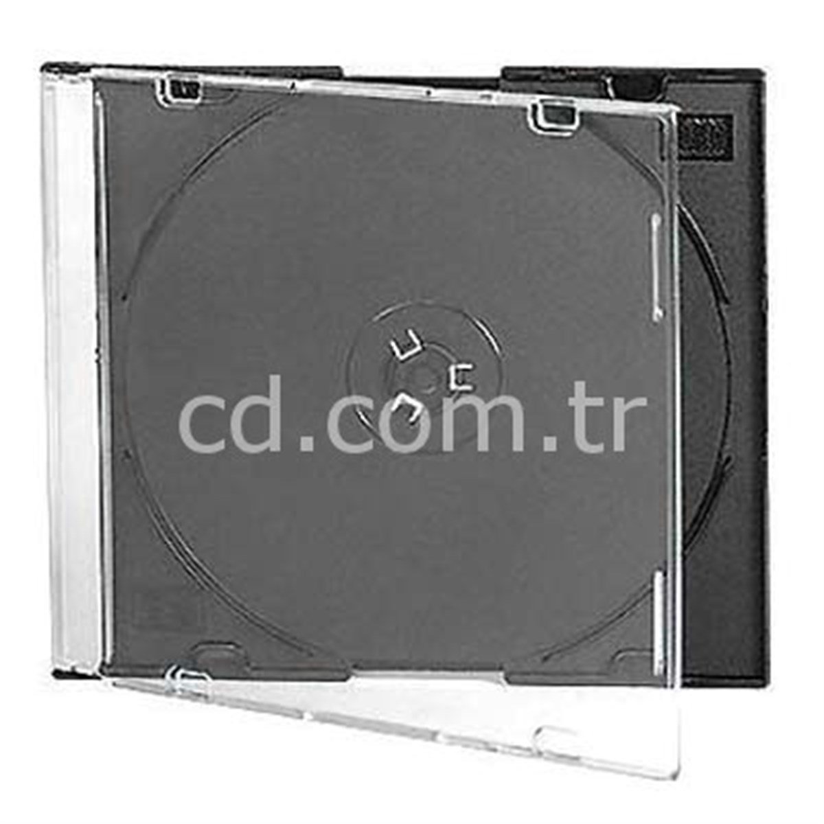 DMS, Tekli, Siyah İnce CD Kutusu, 200 Adet