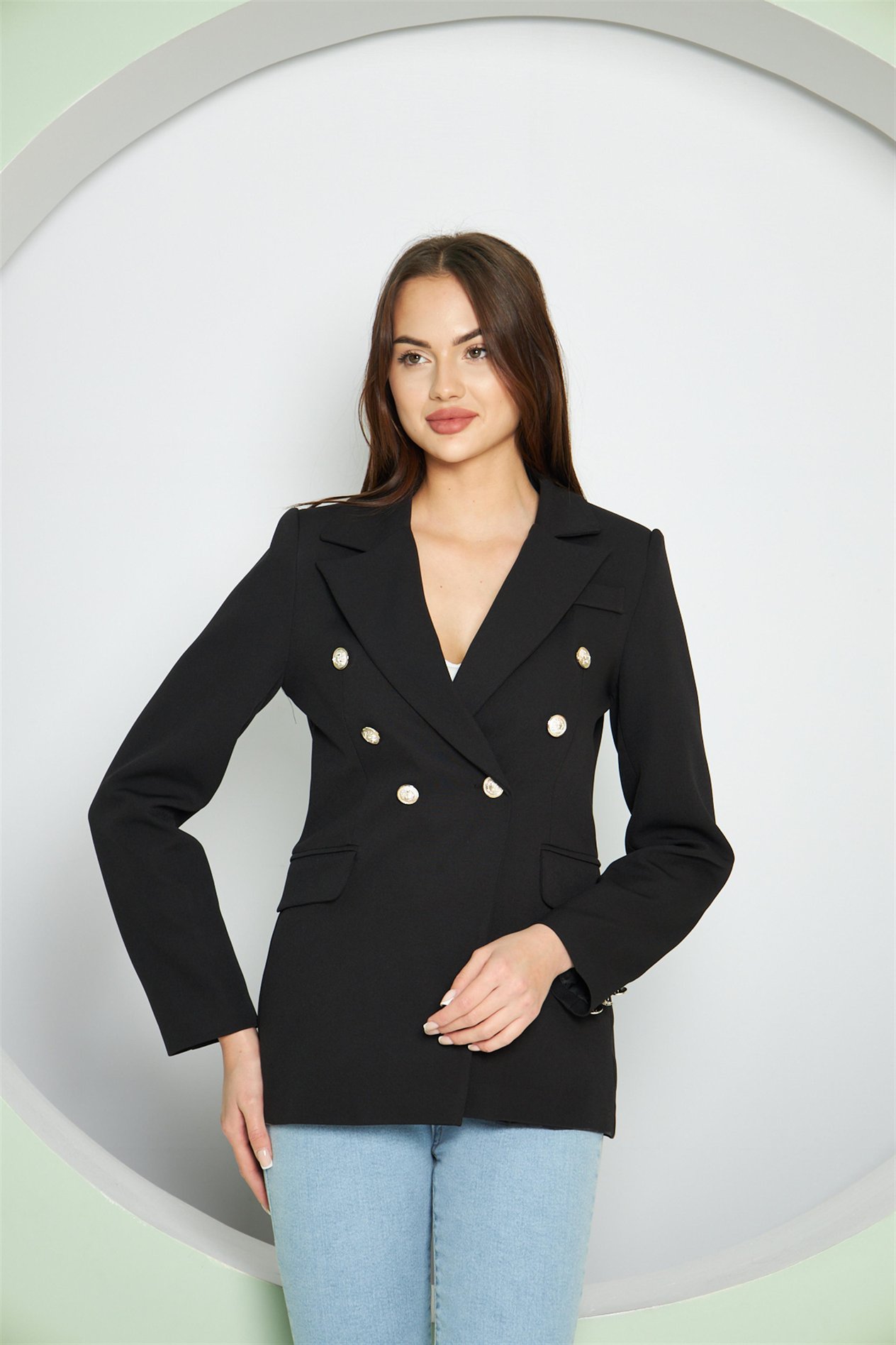 Balmain Ceket Siyah