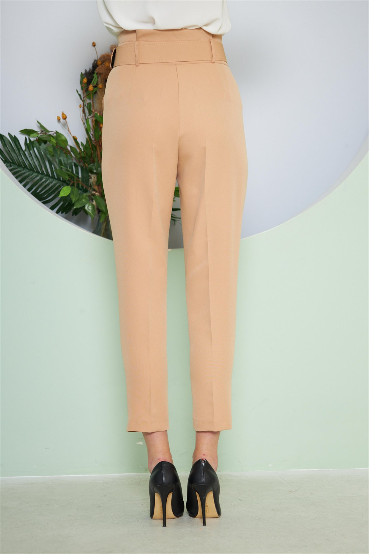 Balmain Ceketli Takım Taba