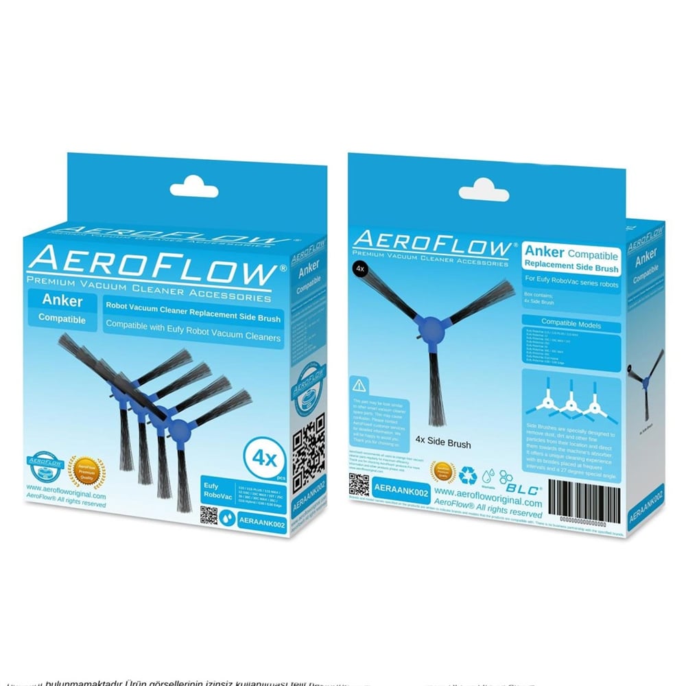 AeroFlow Anker Eufy RoboVac 11S / 11S PLUS / 11S MAX Yan Fırça