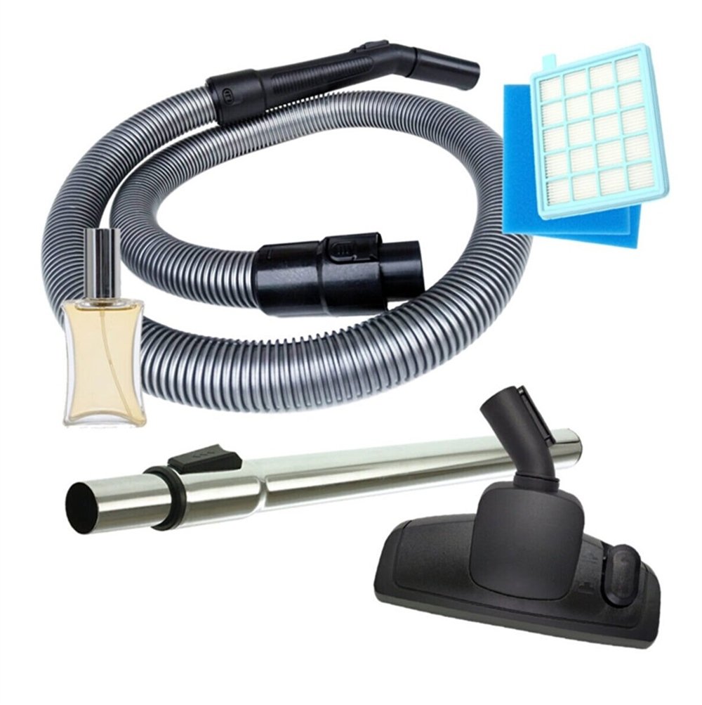 Philips Uyumlu FC 9540 PowerPro Active Hortumu Başlık Boru Filtre Seti