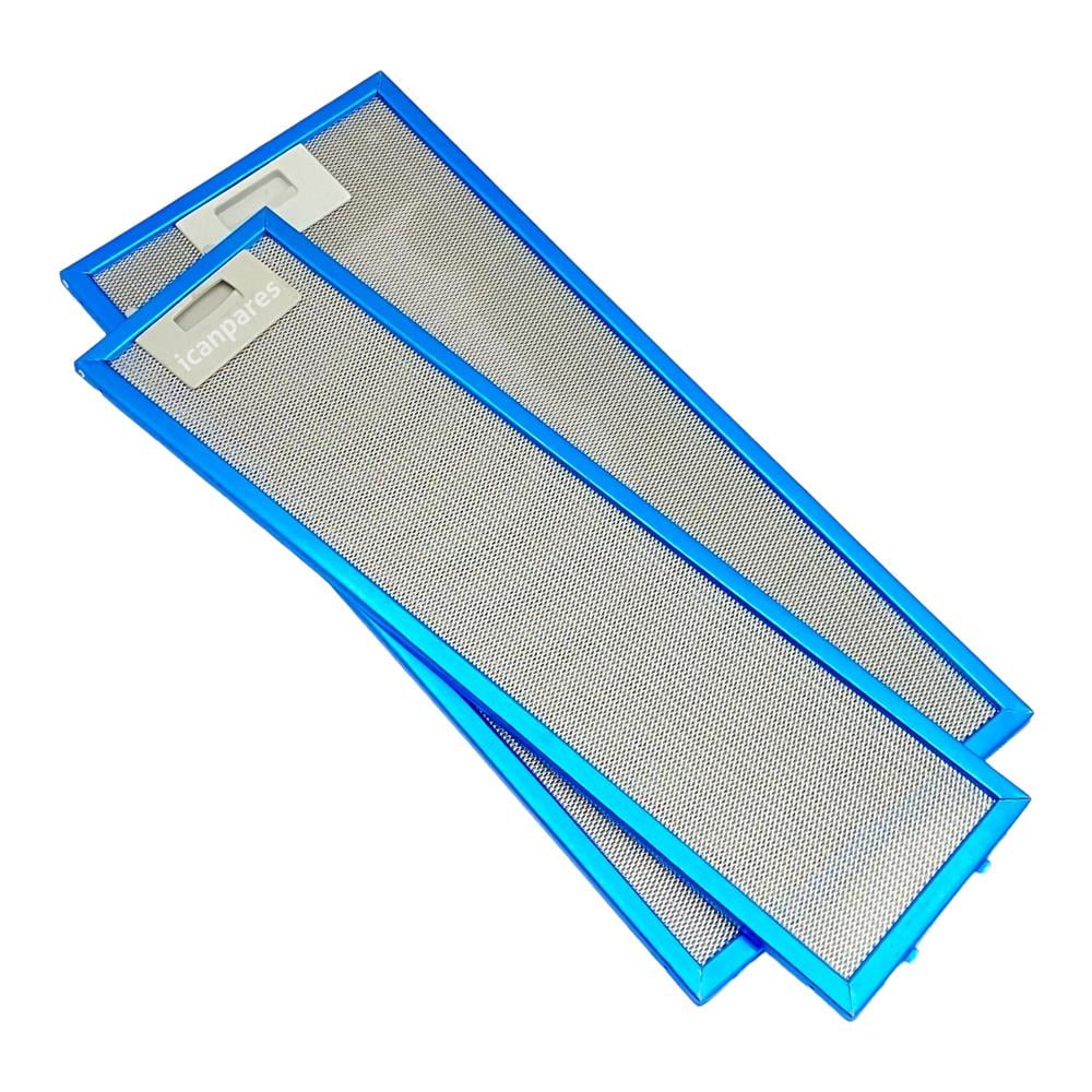 Teka Uyumlu En 20,5 Boy 48 cm - En 13 Boy 48 cm Aspiratör Filtresi Takımı