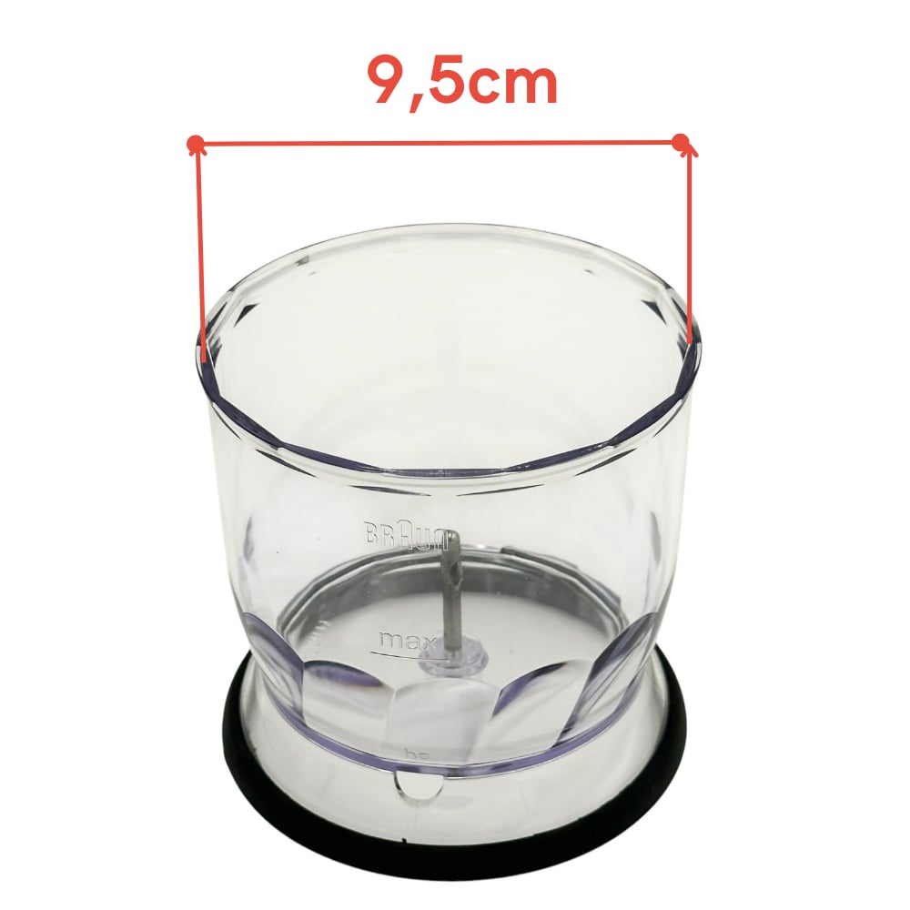 Braun Uyumlu MultiQuick 3 Stabmixer MQ 3020 Pesto Blender Haznesi 350ml (Küçük Hazne)