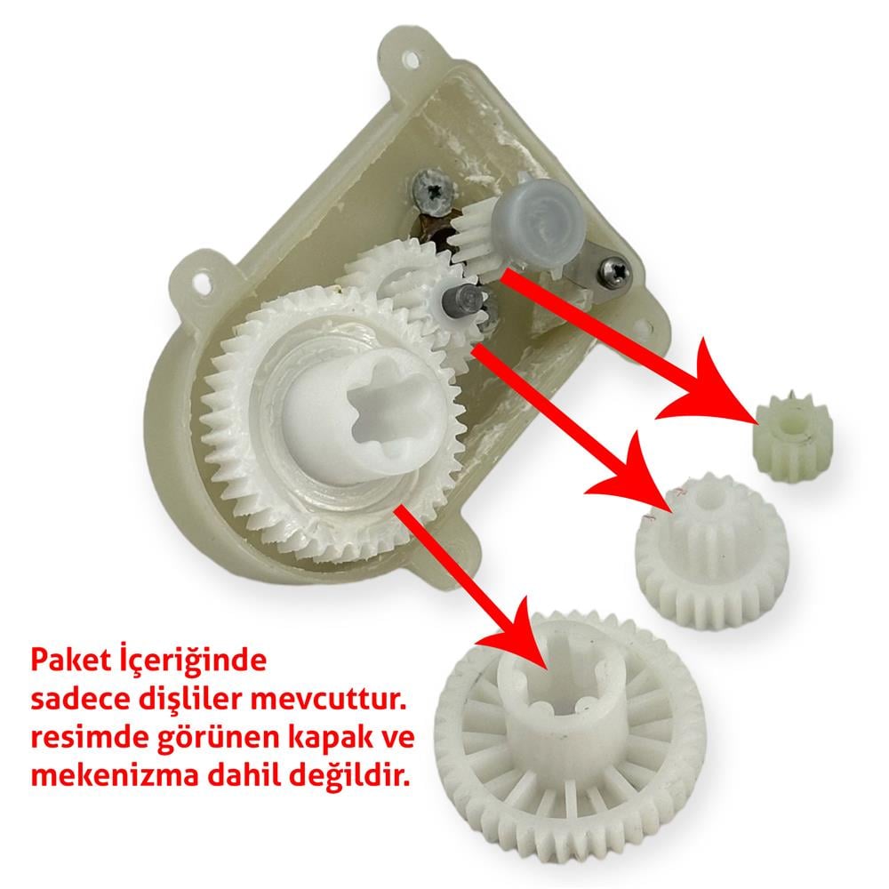 Homend Uyumlu Functionall 2833h Blender Hazne Kapağı Dişli Tamir Seti