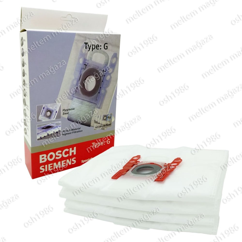 Bosch Uyumlu BSA 2000-3999 Sphera Elektrikli Süpürge Type G Toz Torbası