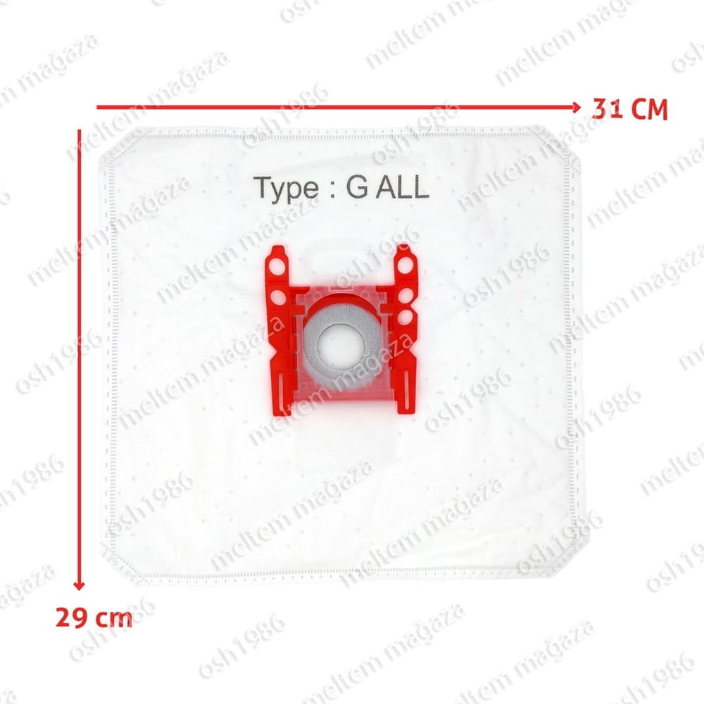 Bosch BSGL 52238 ProParquet Süpürge Type G ALL Toz Torbası 8 Adet Kutulu