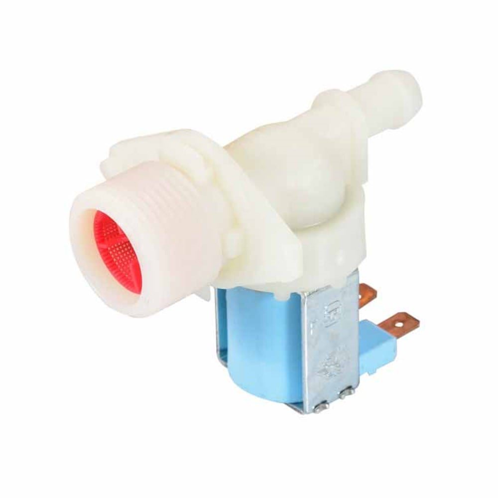 Çamaşır Makinası Tekli Su Giriş Vanası 180° Plastik Braketli 10,50 mm