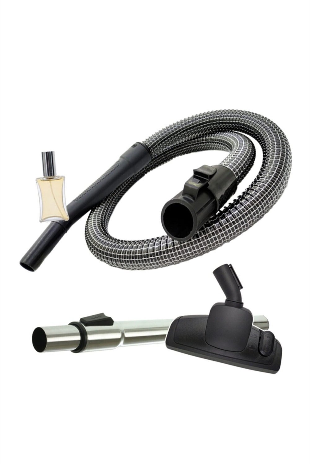 Conti Uyumlu VC 470 Aqua Master Elektrikli Süpürge Çelik Telli Hortumu Emici Aparatı Teleskopik Boru