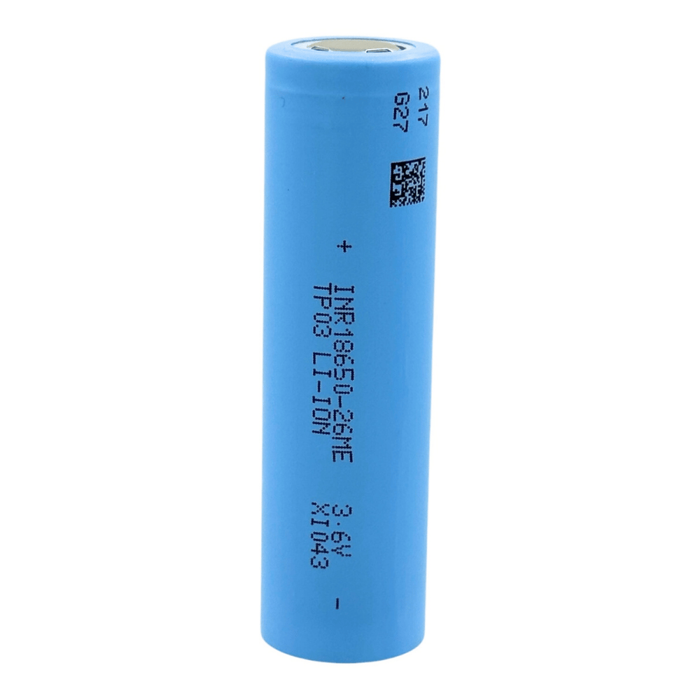 Tenpower 18650 3.6V 2600mAh Li-ion Şarjlı Pil – Robot Süpürgeler İçin Uyumlu Batarya