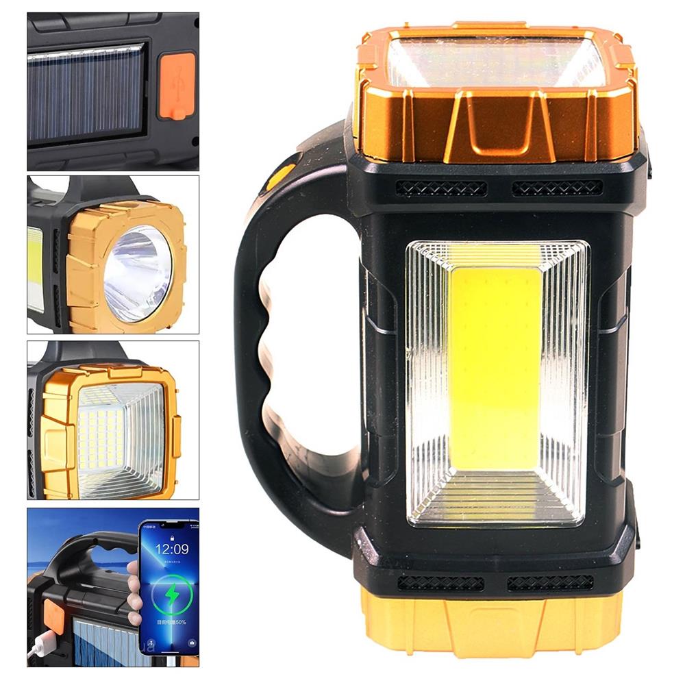 El Feneri Projektör Solar Şarjlı 25W Led+Smd+Cob GL-2289