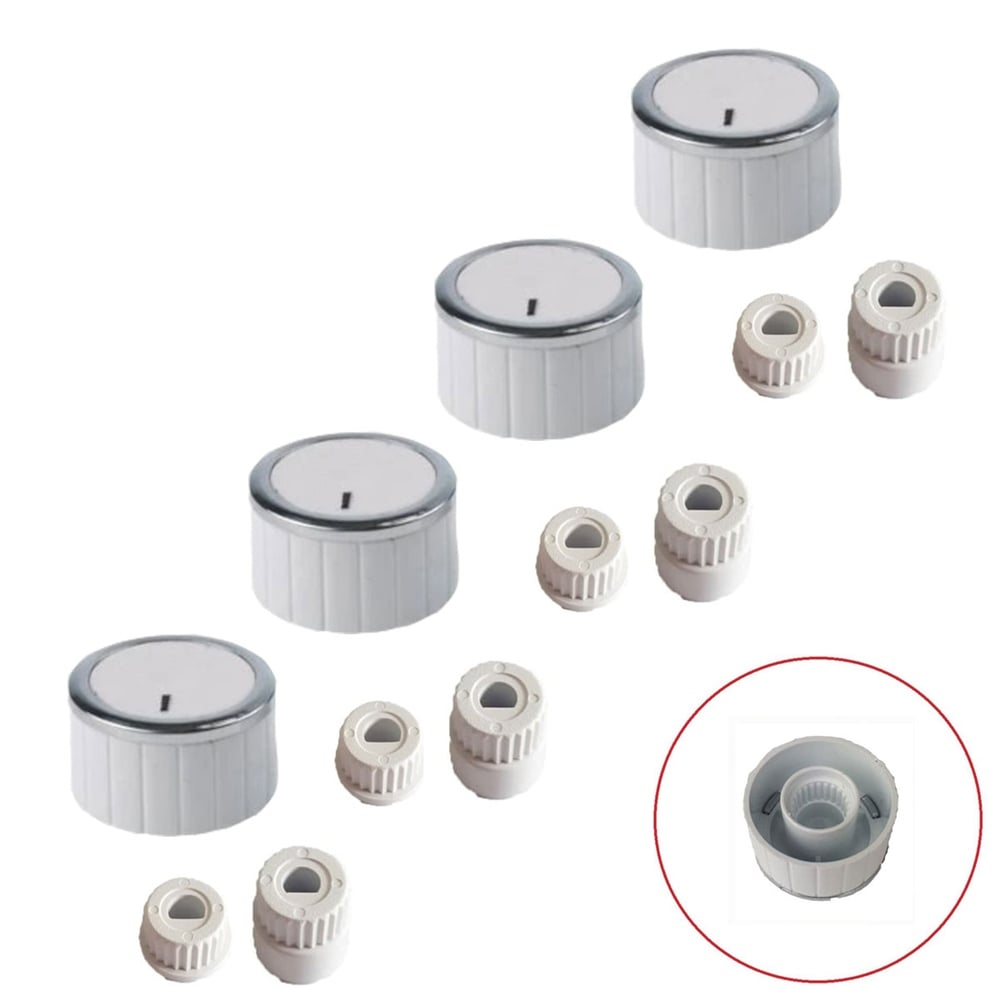 Grundig Uyumlu Düğme 4 lü Takımı Ankastre Set Üstü Ocak Düğmesi