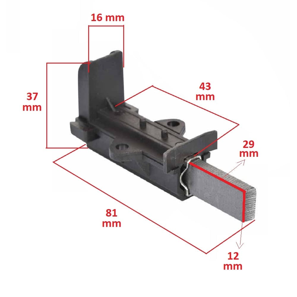 Arçelik ARY3320A Çamaşır Makinesi Motor Kömürü Kılıflı ( 5x12.5x32 ) 2 li
