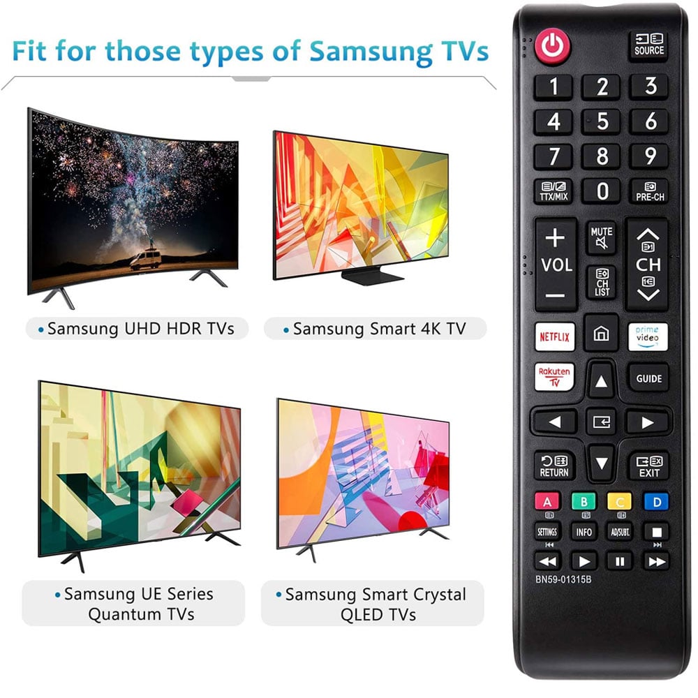 Samsung UE58RU7179U Uyumlu Tv Kumanda