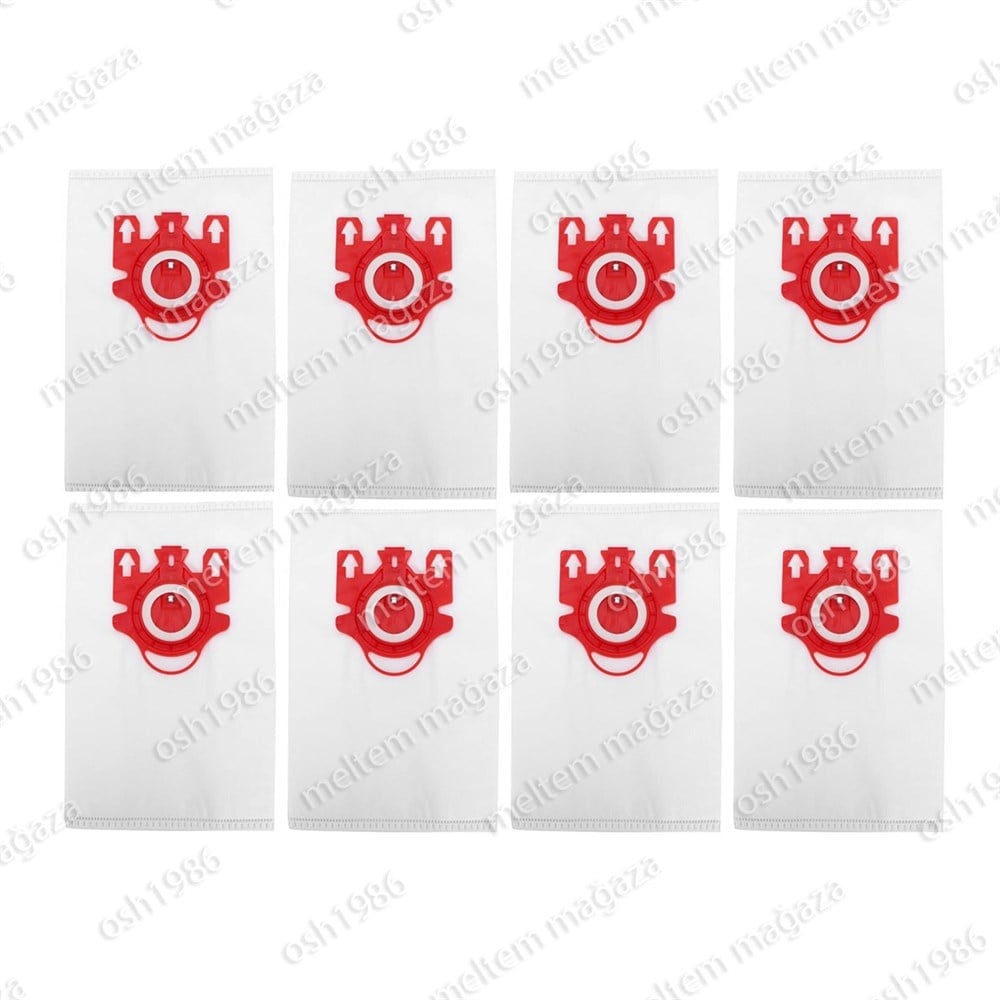 Miele Uyumlu S 4282 Süpürge Elektrikli Süpürge FJM 8 Adet Toz Torbası