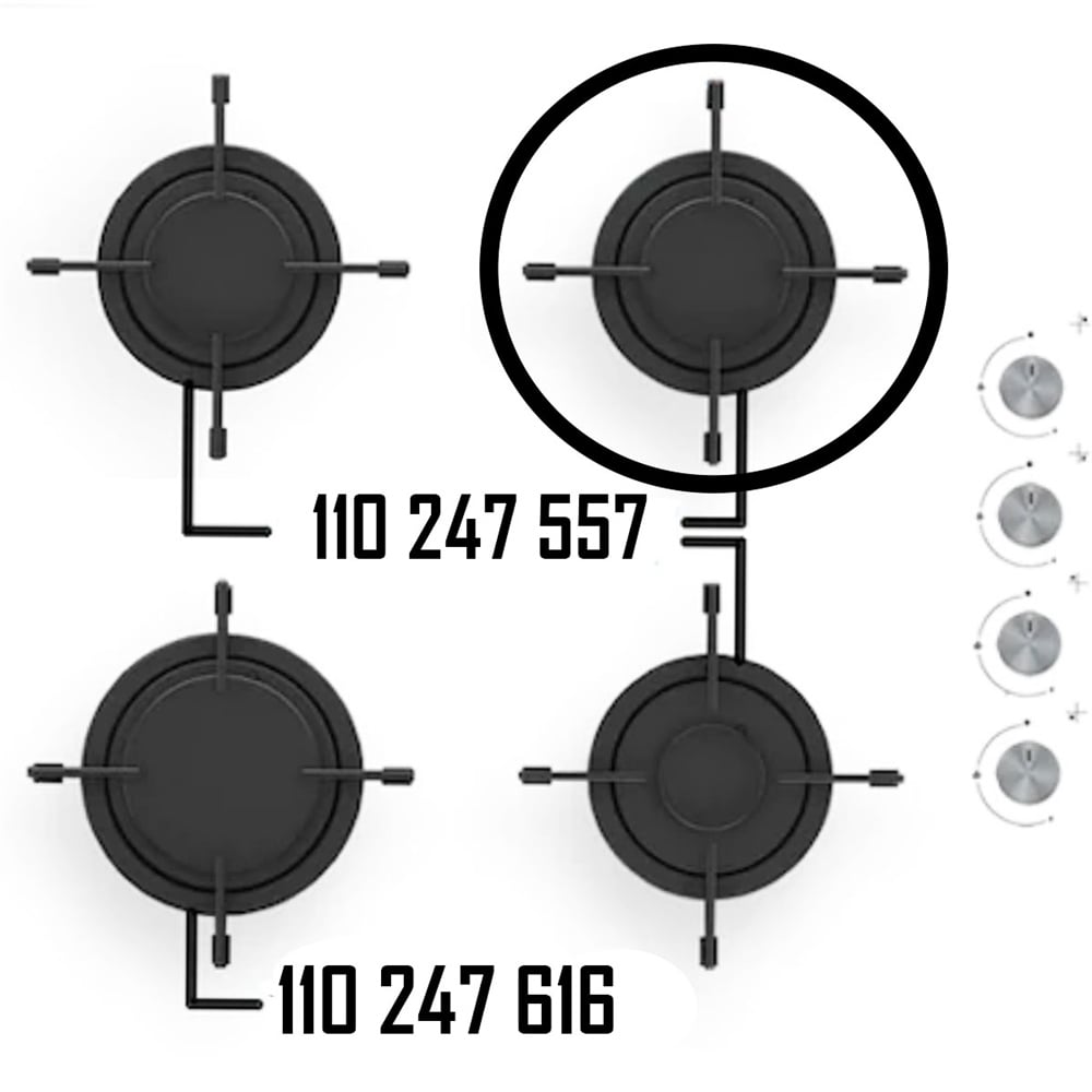 Arçelik 7763670117 OCD 606-5 EG Ankastre Ocak Demiri