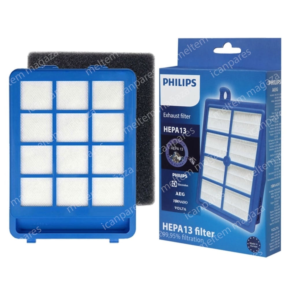 Philips XB 9185 Marathon Ultimate Süpürge Ön ve Hepa Filtre
