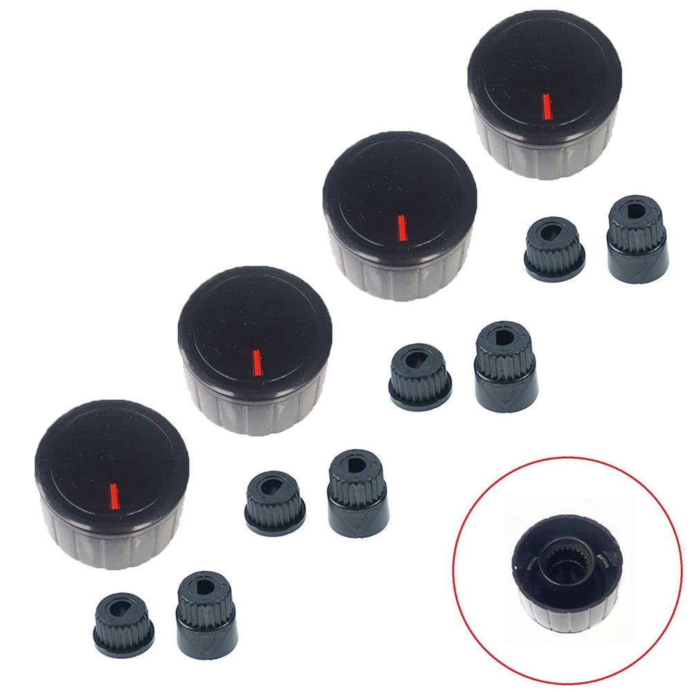 Qcooker Düğme 4 lü Takımı Ankastre Set Üstü Ocak Düğmesi