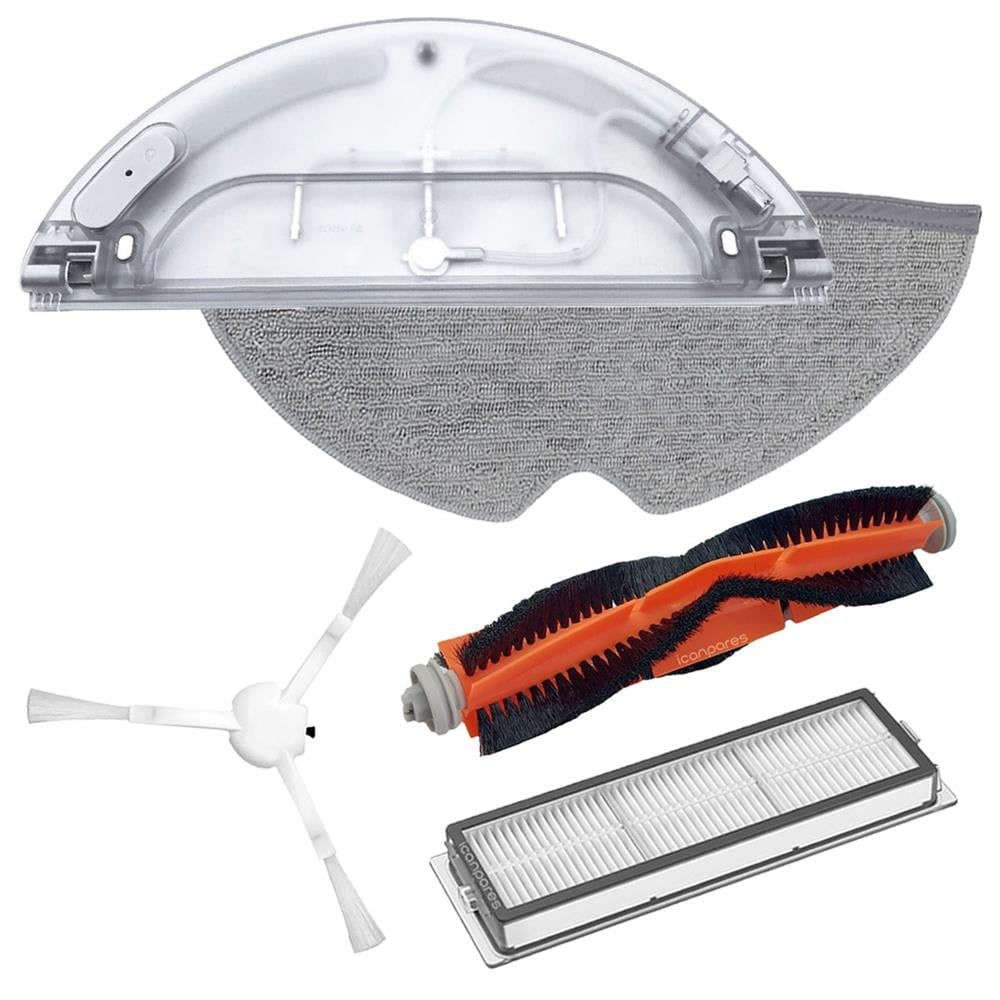 Xiaomi Vacuum Mop 1C ve 2C ile Uyumlu Robot Süpürge 5li Yedek Parça Set
