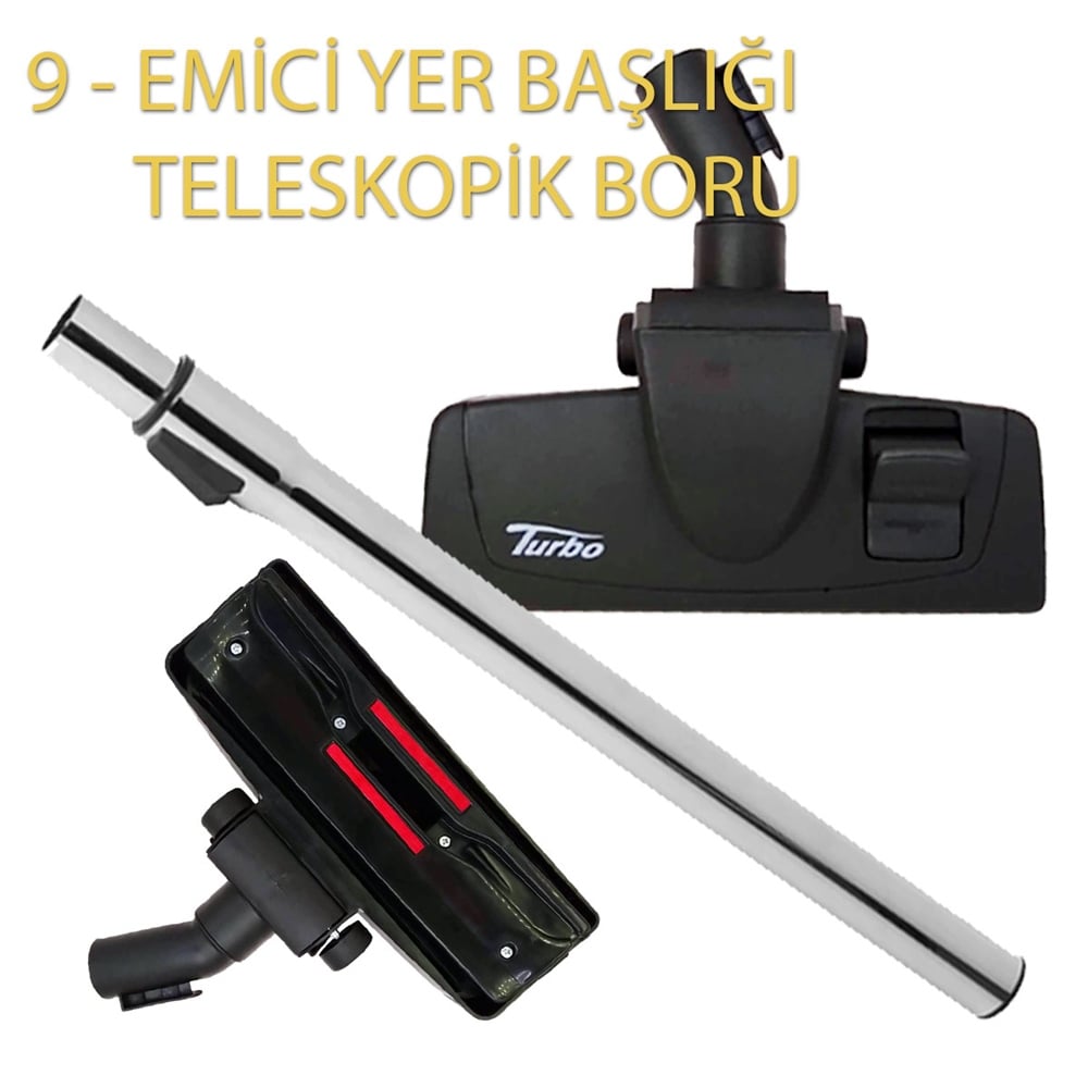 Fantom CCH 2O Süpürge Emici Başlık Teleskopik Boru