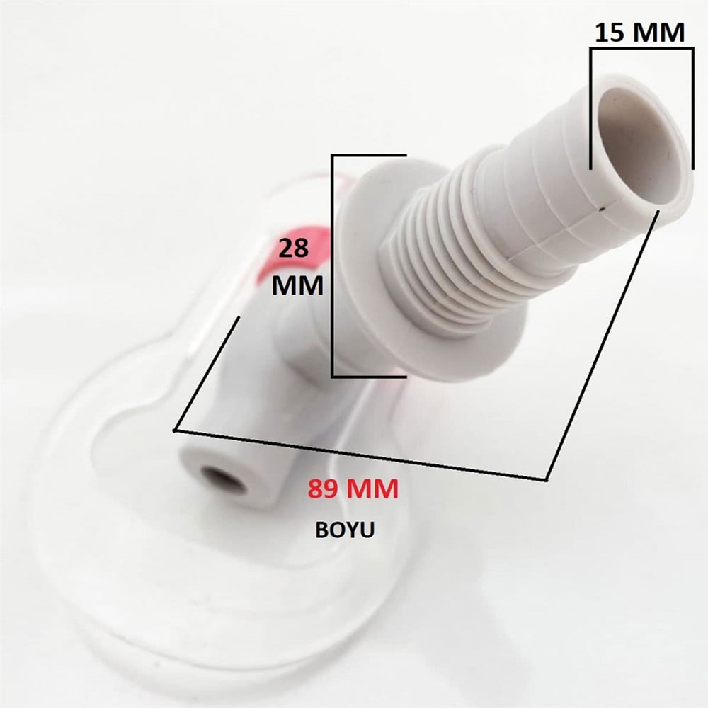 Luminarc Su Sebili Musluğu Sıcak Kırmızı Dıştan Dişli ÖLÇÜLERE DİKKAT EDİNİZ