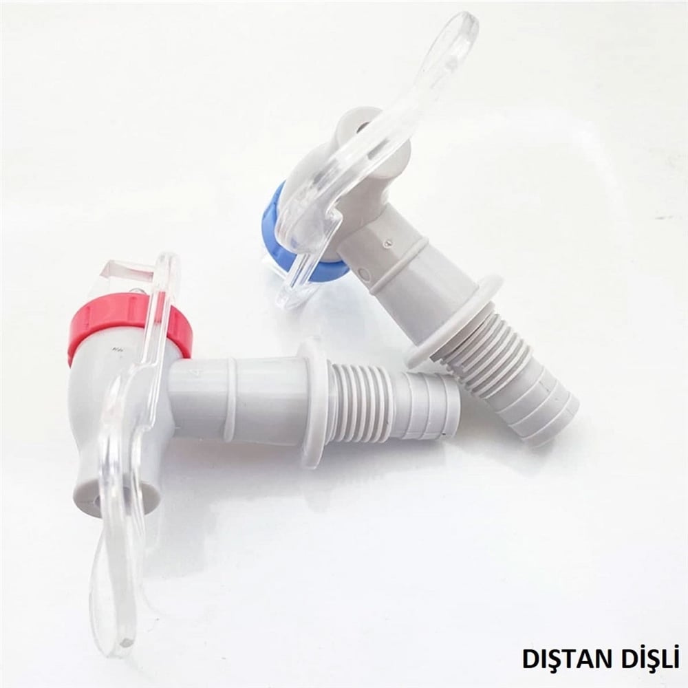 Spring Water Su Sebili Musluğu Sıcak Soğuk Mavi Kırmızı Dıştan Dişli ÖLÇÜLERE DİKKAT EDİNİZ