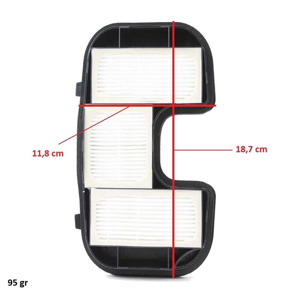 Fakir Veyron Turbo XL Süpürge Toz Hazne ve Çıkış Filtre Seti