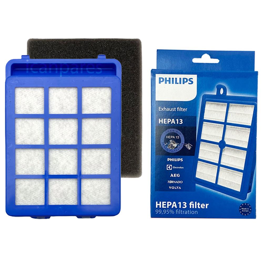 Philips Uyumlu FC 9928 Marathon Ultimate Süpürge Ön ve Hepa Filtre