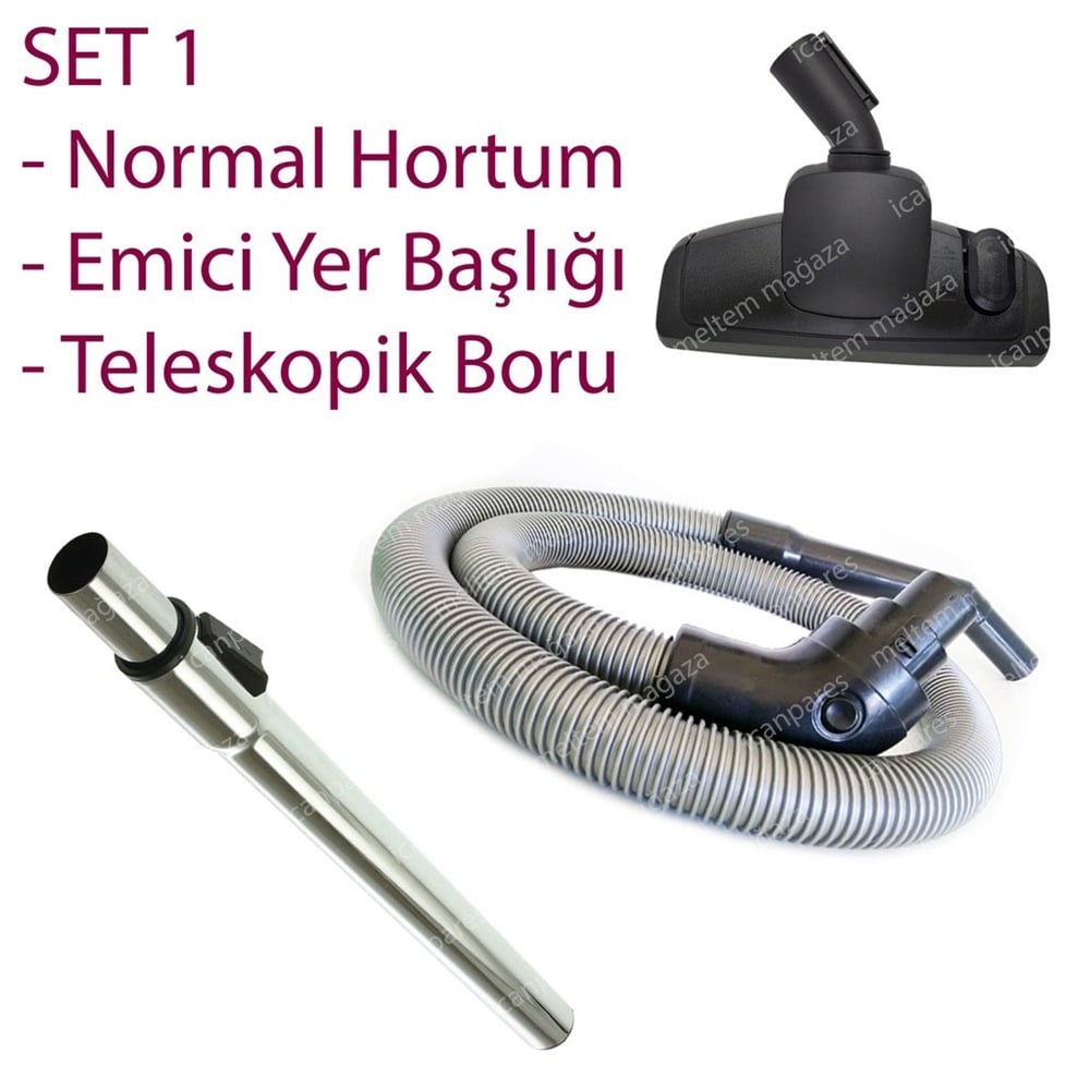 Arçelik S 6965 Süpürge Hortumu Emici Başlığı Fırçası Borusu