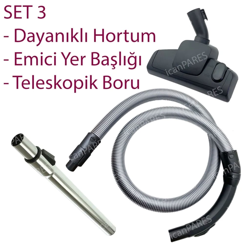 Karaca Vantuz 7 Gold Süpürge Hortumu Başlığı Fırçası Borusu