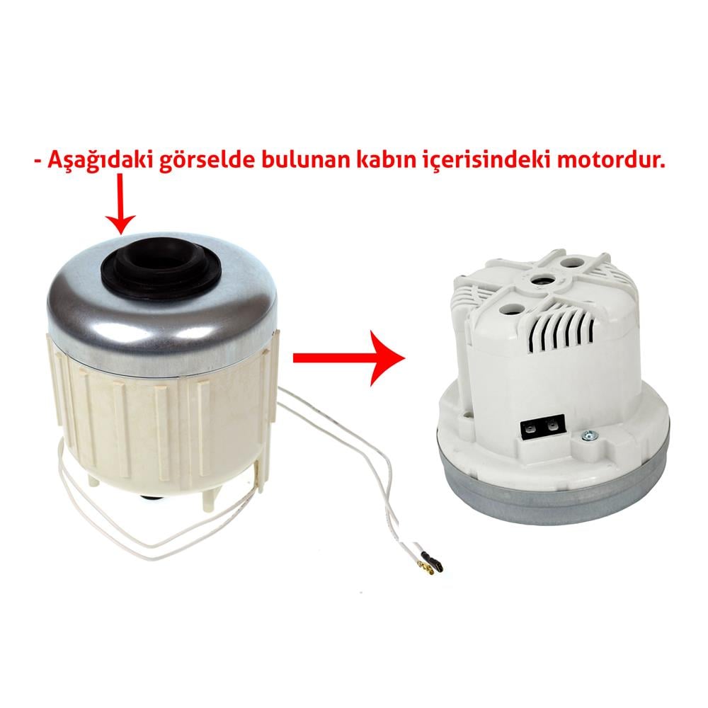 Aeg Uyumlu Ulta Silencer VX8-3-WR-M Süpürge Motoru
