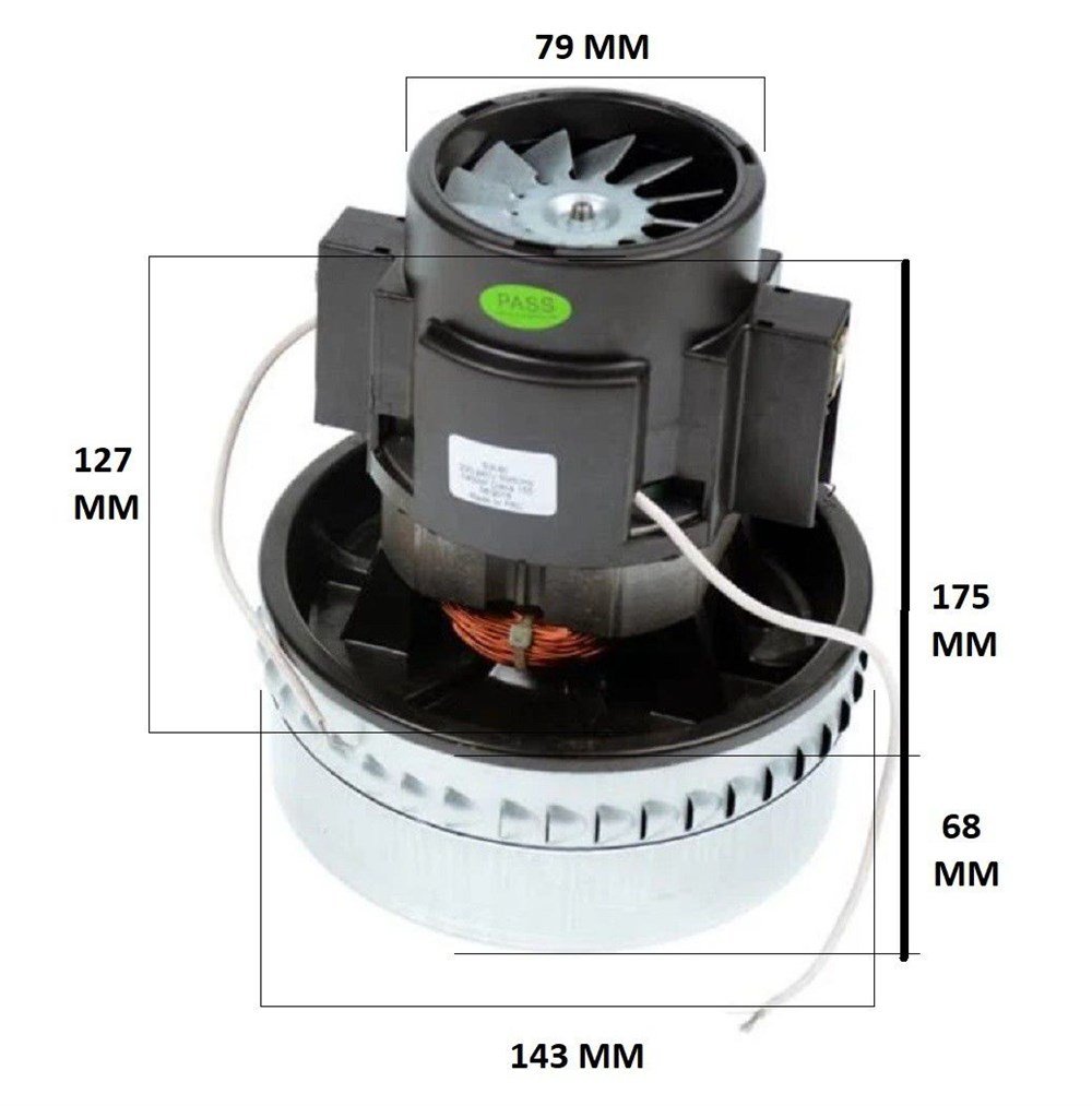 Arçelik S 6990 Süpürge Motoru 1400W HT120