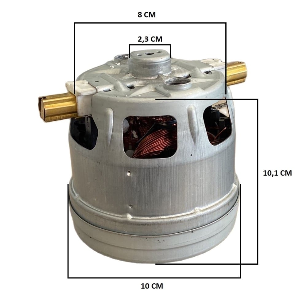 Bosch Uyumlu BGS 52230 Süpürge Motoru - Bakır Sargılı