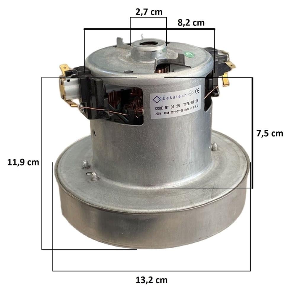 Bosch Uyumlu BSA 52000 Süpürge Motoru 1400W HT50