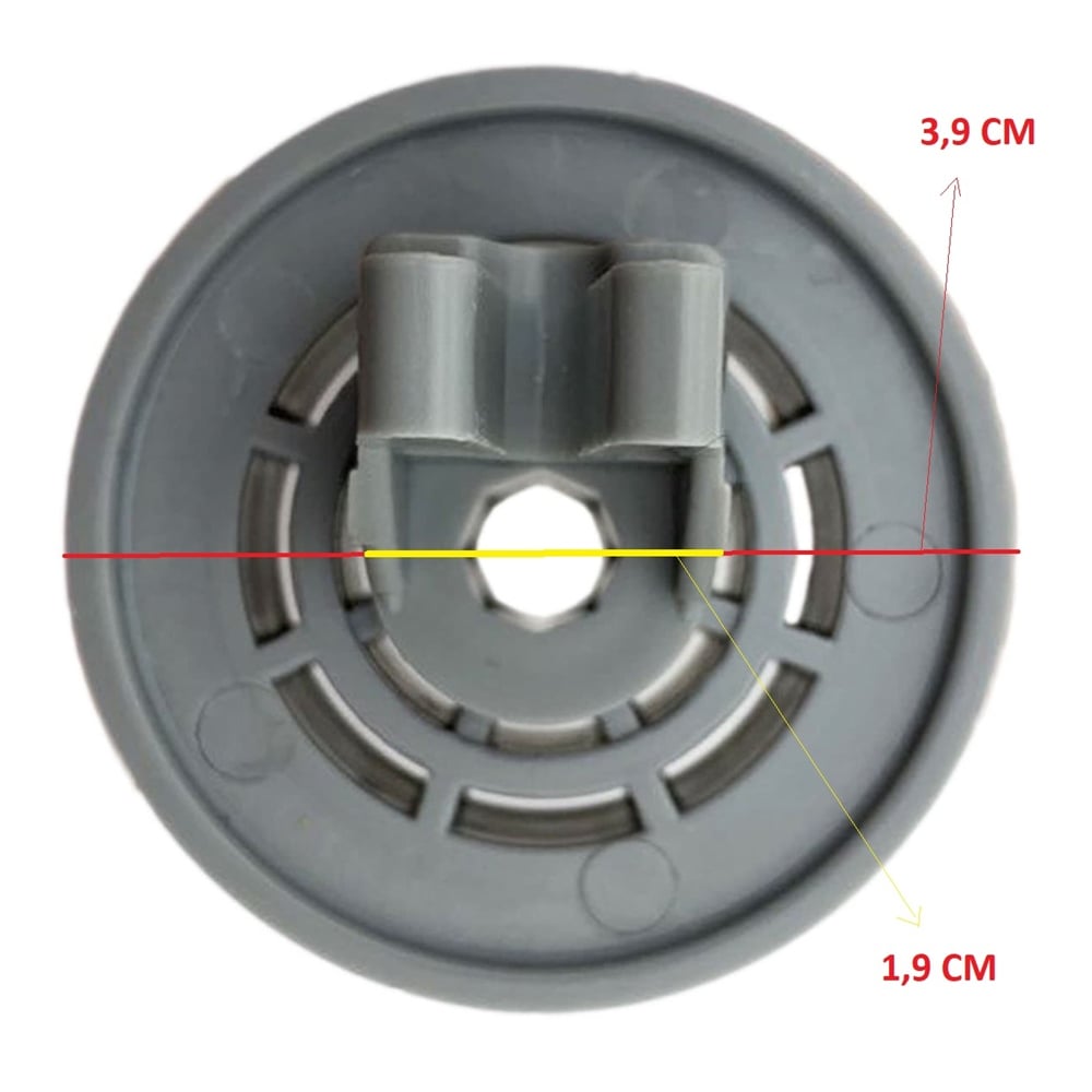 Beko D15001 Bulaşık Makinesi Sepet Tekerleği ALT Teker 4 Adet