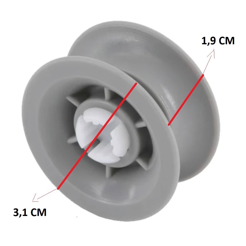 Bosch SGS46E08TR Bulaşık Makinesi Sepet Tekerleği ÜST Teker 4 Adet