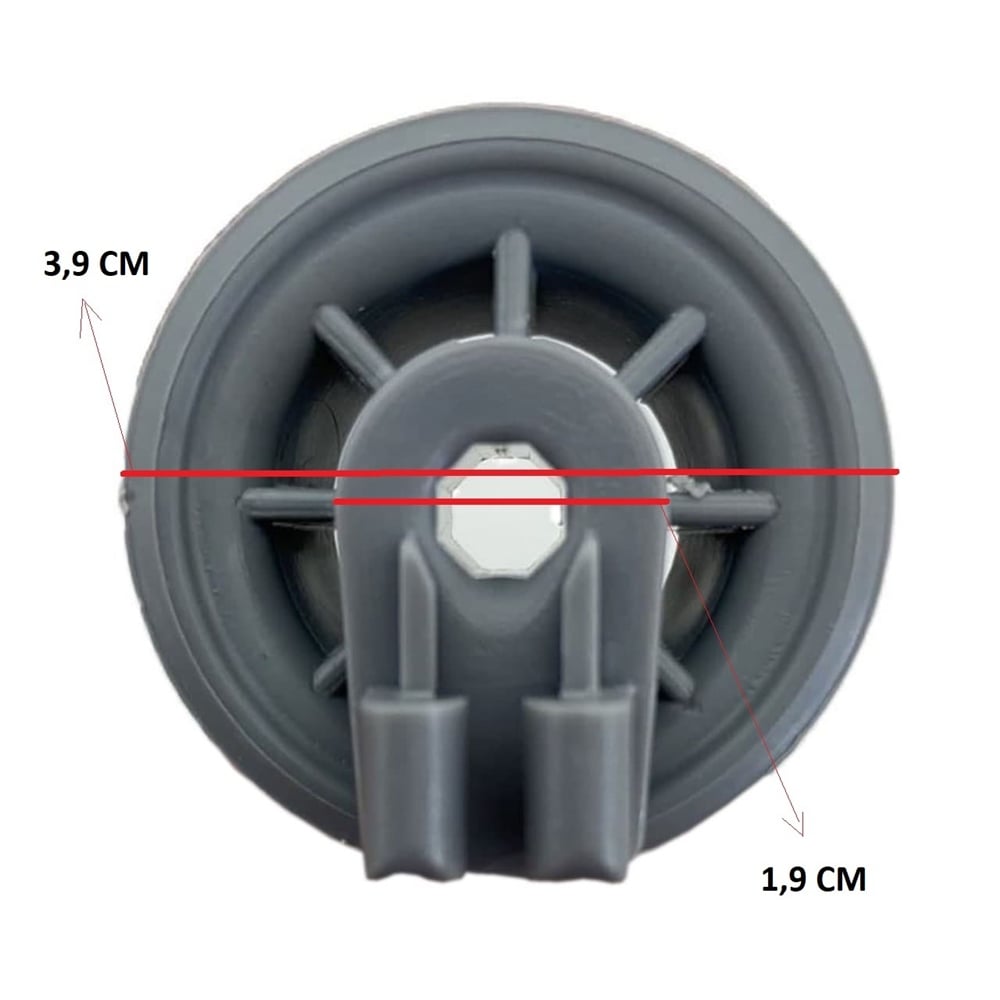 Bosch SMS58N92EU Bulaşık Makinesi Sepet Tekerleği ALT Teker 4 Adet