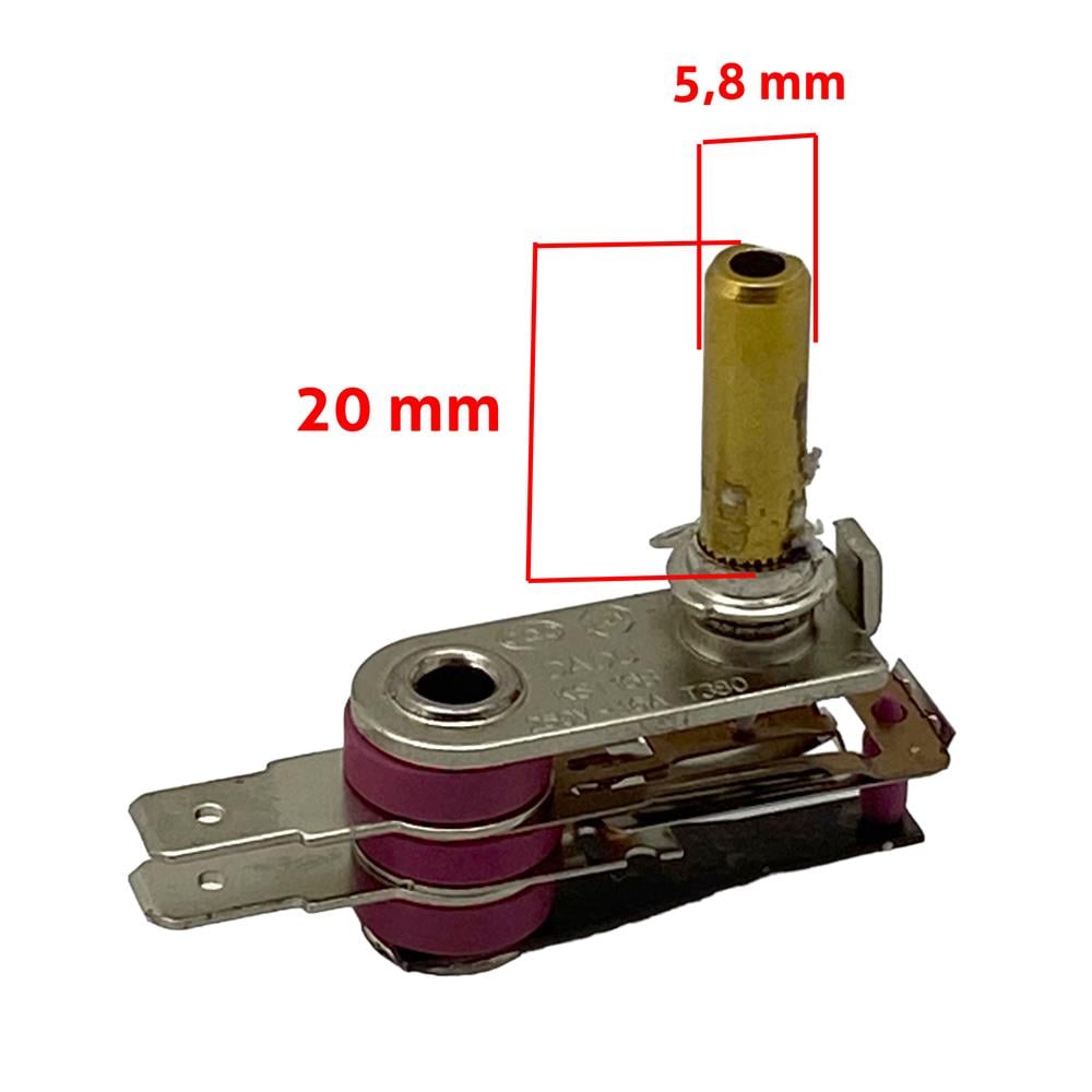 Sarex Uyumlu 16 Amper, 2cm Mil Tost Makinesi Termostatı
