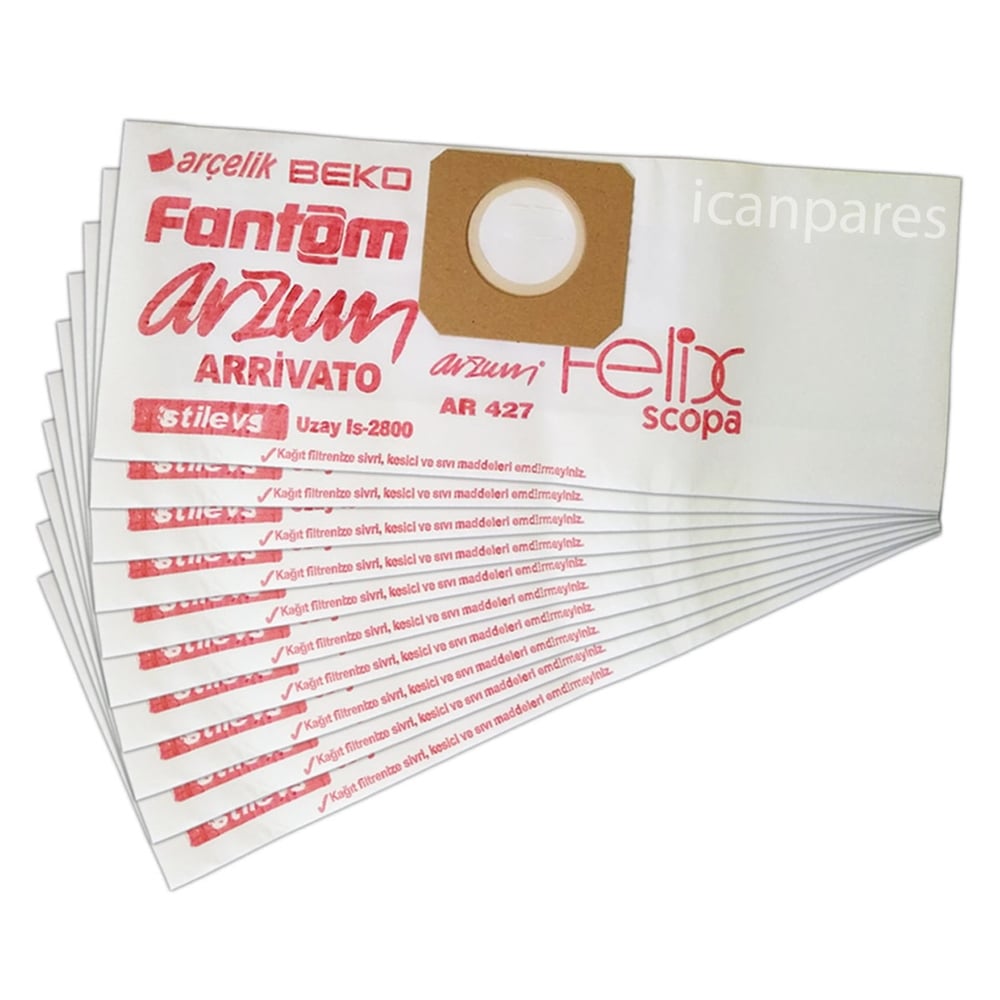 Fantom Master WD 2750 Süpürge Kağıt Toz Torbası