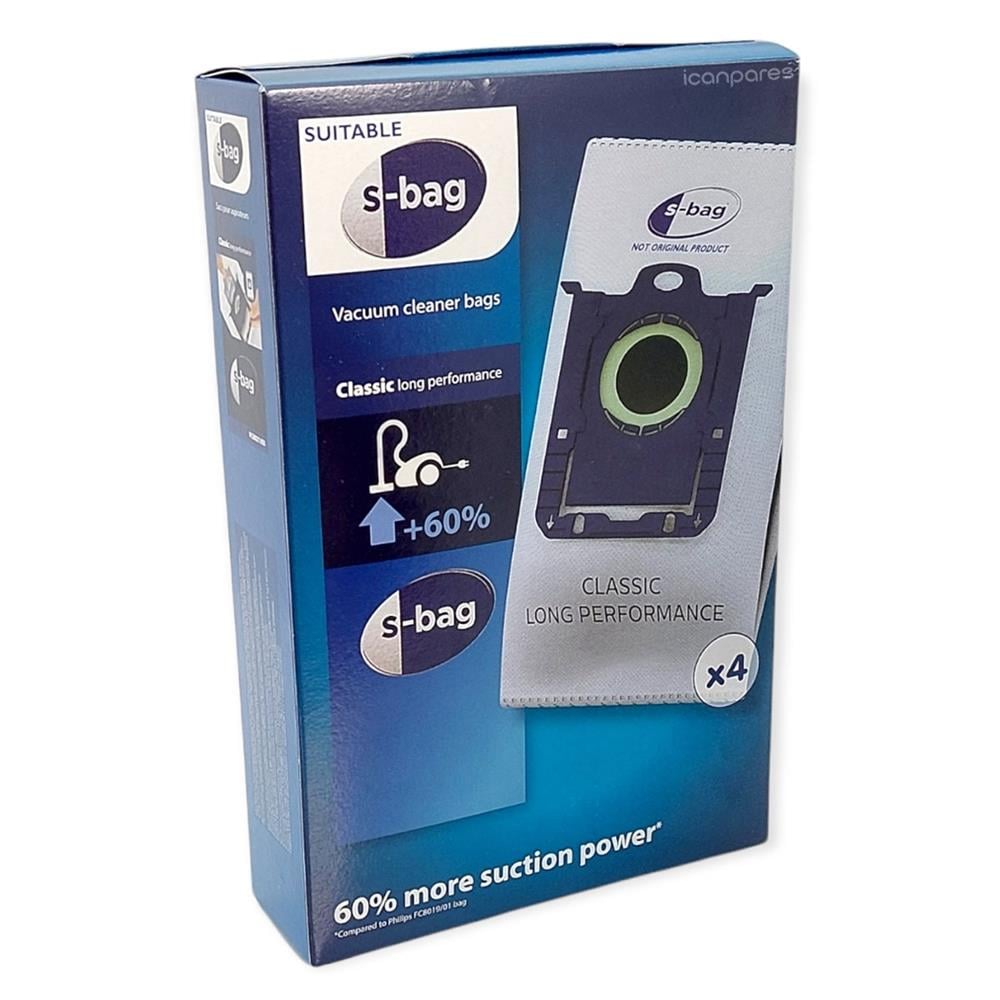 Philips Uyumlu FC 9019 Universe Süpürge 4lü Toz Torbası S-bag